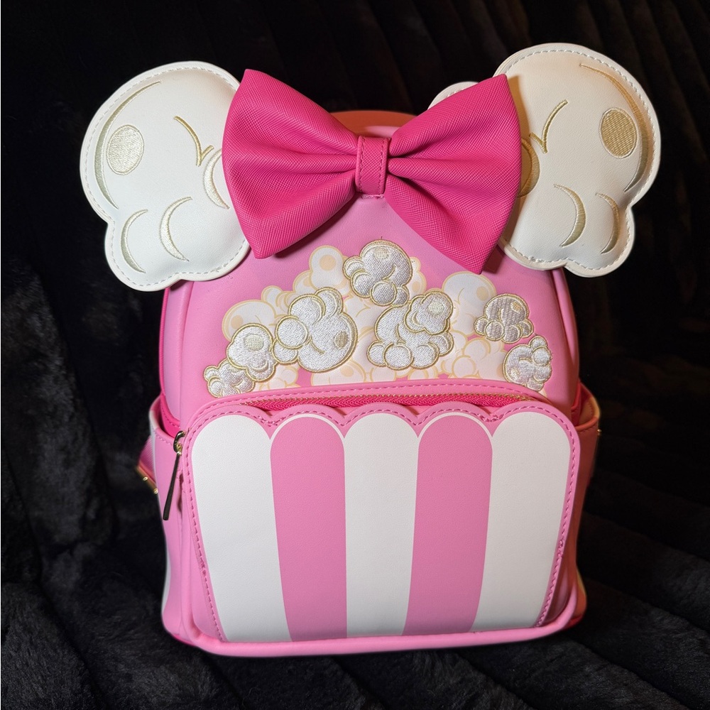 Disney Loungefly Minnie Mouse Popcorn Mini Backpack